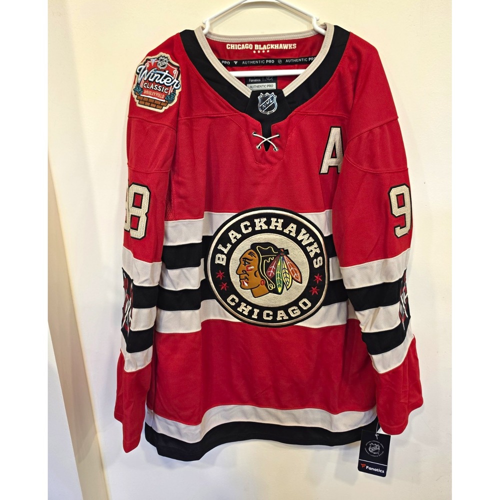NWT Chicago Blackhawks Winter Classic Jersey Fanatics Authentic Pro Size 52 NHL